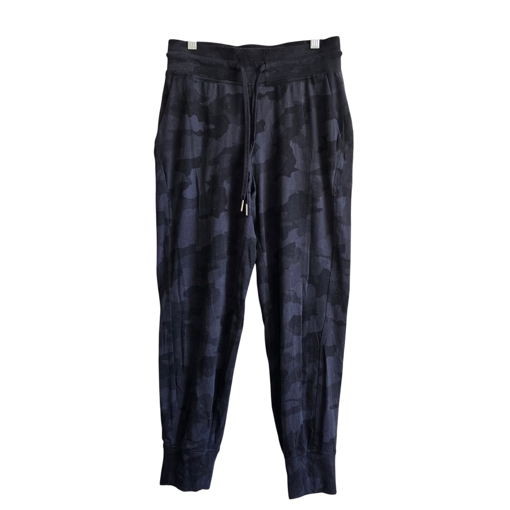 Lululemon Size 6 Ready To Rulu High Rise Joggers Black Camo Good Pockets LW5EDJS